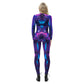 Popular Halloween Jumpsuit Sexy Print Cos Futuristic Clothing Tight Jumpsuit Wholesale Women Clothes Rompers Womens Combinaison ShedPoundsPortal