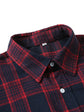 Casual Plaid Long Sleeve Men&