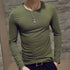 1pcs Spring Autumn Men Long Sleeve T Shirt Mens Thin Solid Casual T-shirts Classic Clothes Men&