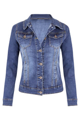 Women Denim Coat Coats Turn Down Collar Spring Maxi Jacket Open Stitch Streetwear Single Breasted Casual Jackets Biker Punk ShedPoundsPortal