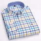 Casual Pure Cotton Oxford Mens Shirts Long Sleeve Plain Soild Regular Fit Fashion Button Man Dress Shirts
