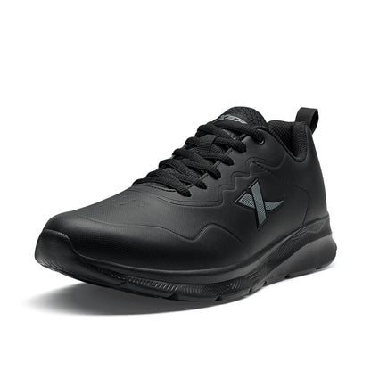 Xtep Running Shoes For Men 2025 Winter Leather Waterproof Sports Shoes Cushioning Wear-Resistant Jogging Sneakers 876419110051