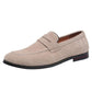 Fashion Man Casual Shoes Suede Genuine Leather Slip-on Light Comfortable Driving Loafers Moccasins For Men Party Wedding Flat