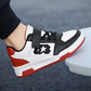 2025 Blue Skateboard Shoes Kids Sneakers Boys Comfortable Leather Casu