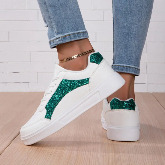 White Sneakers Casual Vulcanized Sport Shoes Fashion White Shoe for Woman Flats Shoes 7785