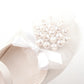 Heels Wedding Shoes for Kids Girls Hill White Shoes Girl Communion Dew