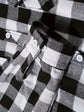 Mens Shirts Single Breaste Classic Plaid Smart Casual Flannel Shirt Long Sleeved Chest Two Pockets Design Spring Autumn Men Tops ShedPoundsPortal