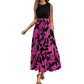 Elegant Long Printed Dress Women&