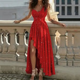Women Evening Dresses Sexy Elegant Red Cocktail Party Chic Gala Graduation Luxury Formal Occasion Bridesmaid Gown Dress Clothes ShedPoundsPortal