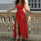 Women Evening Dresses Sexy Elegant Red Cocktail Party Chic Gala Graduation Luxury Formal Occasion Bridesmaid Gown Dress Clothes ShedPoundsPortal