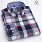 Casual Pure Cotton Oxford Mens Shirts Long Sleeve Plain Soild Regular Fit Fashion Button Man Dress Shirts