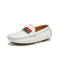 boys black white leather loafersboys black white leather loafersboys b