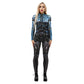 Popular Halloween Jumpsuit Sexy Print Cos Futuristic Clothing Tight Jumpsuit Wholesale Women Clothes Rompers Womens Combinaison ShedPoundsPortal