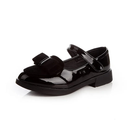 Girls Flats Children Princess Shoes With Bow-knot Sweet Kids Mary Jane