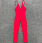 Sporty Jumpsuit Woman Short Lycra Fitness Overalls with Padding Workout Clothes for Women Gym Sets Womens Outfits Sportswear New ShedPoundsPortal