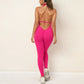 Women Sporty Jumpsuits Fitness Yoga Overalls with Padding Workout Clothes for Women Gym Set Women Bodysuit Sportswear Playsuit ShedPoundsPortal