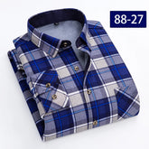 Autumn and winter new fleece shirt men&