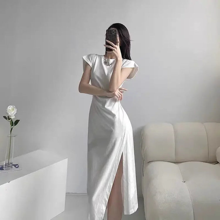 White Dresses for Women 2024 Woman Dress Clothes Midi X New in Chic and Elegant Pretty Cheap Casual Y2k Outfits Harajuku Cotton ShedPoundsPortal