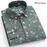Fashion over size 7XL long-sleeve shirts for men 100%cotton Oxford slim fit plain shirt soft casual elegants designer clothes ShedPoundsPortal