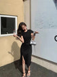 White Dresses for Women 2024 Woman Dress Clothes Midi X New in Chic and Elegant Pretty Cheap Casual Y2k Outfits Harajuku Cotton ShedPoundsPortal