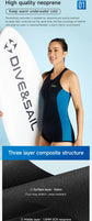 2MM Neoprene Sleeveless Wetsuit Women Swimming Wetsuit with Front Zip One-piece Bathing Surfing Diving Suit for Swim Water Sport ShedPoundsPortal
