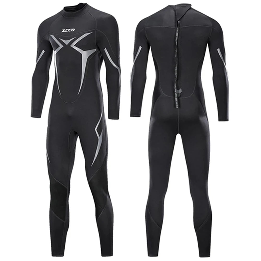 Men Wetsuit 3mm Neoprene Surfing Scuba Diving Snorkeling Swimming Body Suit Wet Suit Surf Kitesurf  Clothes Equipment ShedPoundsPortal