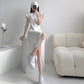 White Dresses for Women 2024 Woman Dress Clothes Midi X New in Chic and Elegant Pretty Cheap Casual Y2k Outfits Harajuku Cotton ShedPoundsPortal