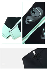Split Surfing Diving Suit Long Sleeve Sun Protection Women&