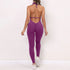 Sporty Jumpsuit Woman Short Lycra Fitness Overalls with Padding Workout Clothes for Women Gym Sets Womens Outfits Sportswear New ShedPoundsPortal