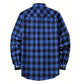 Mens Shirts Single Breaste Classic Plaid Smart Casual Flannel Shirt Long Sleeved Chest Two Pockets Design Spring Autumn Men Tops ShedPoundsPortal
