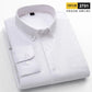 Casual Long-sleeve Shirts for Men Slim Fit Plain Shirt 100%cotton Plaid Striped Tops Soft Designer Fashion Korean Trends Clothes ShedPoundsPortal