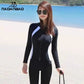 Women Men Diving Clothing Quick Dry Swimming Suit Snorkeling Surfing Wetsuit Zipper Water Sport Long Sleeve Diving Five Suit ShedPoundsPortal