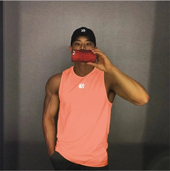 2024 Mens fitness gyms Tank top men Fitness sleeveless shirt Male mesh breathable Sports vest Undershirt Gyms Running vest men ShedPoundsPortal