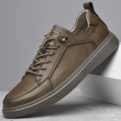 Brand High Quality Genuine Leather Casual Shoes Men&