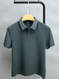 High end luxury brand fashion hot diamond short sleeve Advanced printed POLO shirt summer new Korean version men&