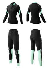 Split Surfing Diving Suit Long Sleeve Sun Protection Women&