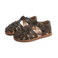 Children Sandals Unisex Kids Fashion Rome Braid Geniune Leather Sandal