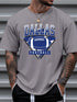 T Shirt For Man 100% Cotton Summer Dallas Football themed Print Casual Slim Fit Round Neck Short Sleeved T-shirt Top ShedPoundsPortal