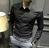 Clothes Business Male Top Plain with Print Men&