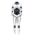 Robot Punk Jumpsuit Catsuit Sexy Female Women Cosplay Costume Skeleton Cyberpunk Steampunk Zentai Suit Halloween Bodysuit ShedPoundsPortal