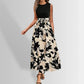 Elegant Long Printed Dress Women&