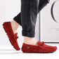British Style Fashionable Red High-end Banquet Dress Shoes Men&