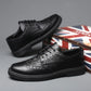 Leather Shoes for Men Luxury High Quality Brogue Shoes comfortable Soft Sole Men&