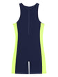 Summer Men One-piece Swimwear Swimsuit Sleeveless Front Zipper Swimming Shorts Bodysuit Triathlon Wetsuit Bathing Suit Beachwear ShedPoundsPortal