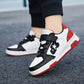 2025 Blue Skateboard Shoes Kids Sneakers Boys Comfortable Leather Casu