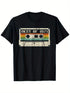 Vintage May 1971 Cassette T-Shirt for Men - 100% Cotton Printed Tee - Perfect Gift Idea for Music Lovers ShedPoundsPortal