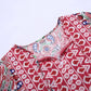 Fashionable Loose Fit Short Skirt Summer New V Neck Boho Ethnic Print Casual Dress Womens Sports Conservative Midi Dresses