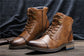 Size 7~13 Retro Men Boots 2025 Fashion Comfortable  Spring Leather Boots