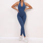 Women Sporty Jumpsuits Fitness Yoga Overalls with Padding Workout Clothes for Women Gym Set Women Bodysuit Sportswear Playsuit ShedPoundsPortal