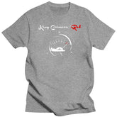 Mens Clothing  King Crimson Men Red Speedometer T Shirt Black ShedPoundsPortal